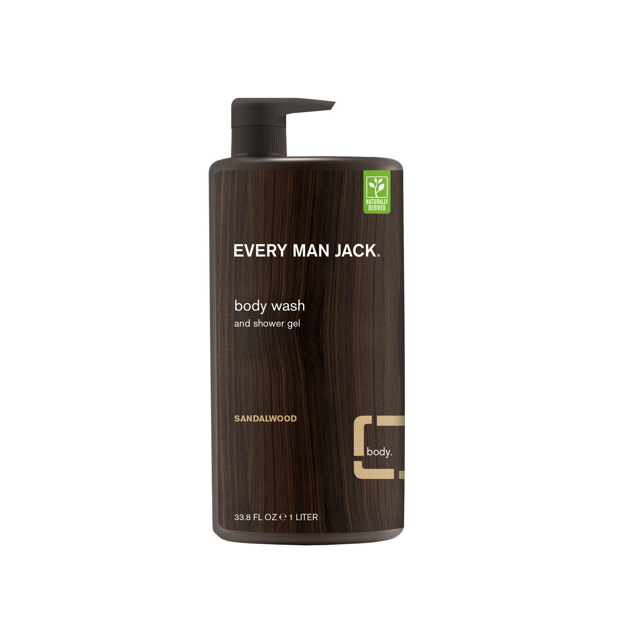 Emj body wash sandalwood ( 1 x 33.8 oz )