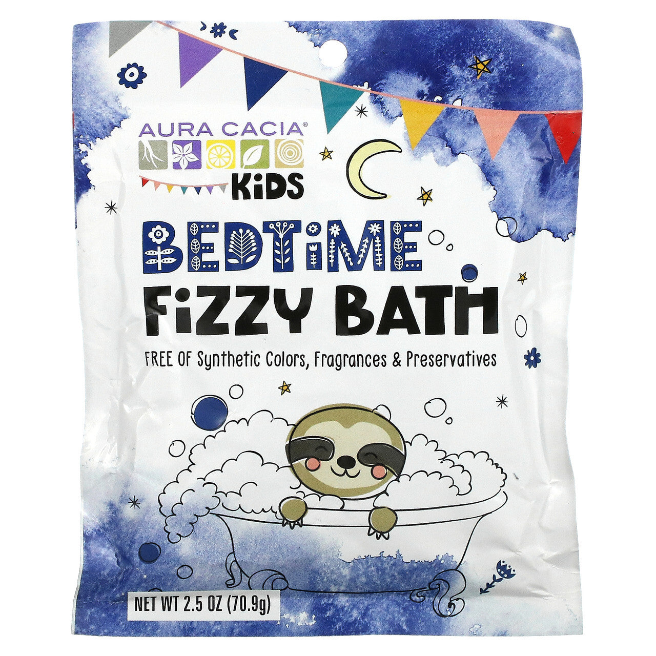 Ac fizzy bath kid bedtme ( 6 x 2.5 oz )