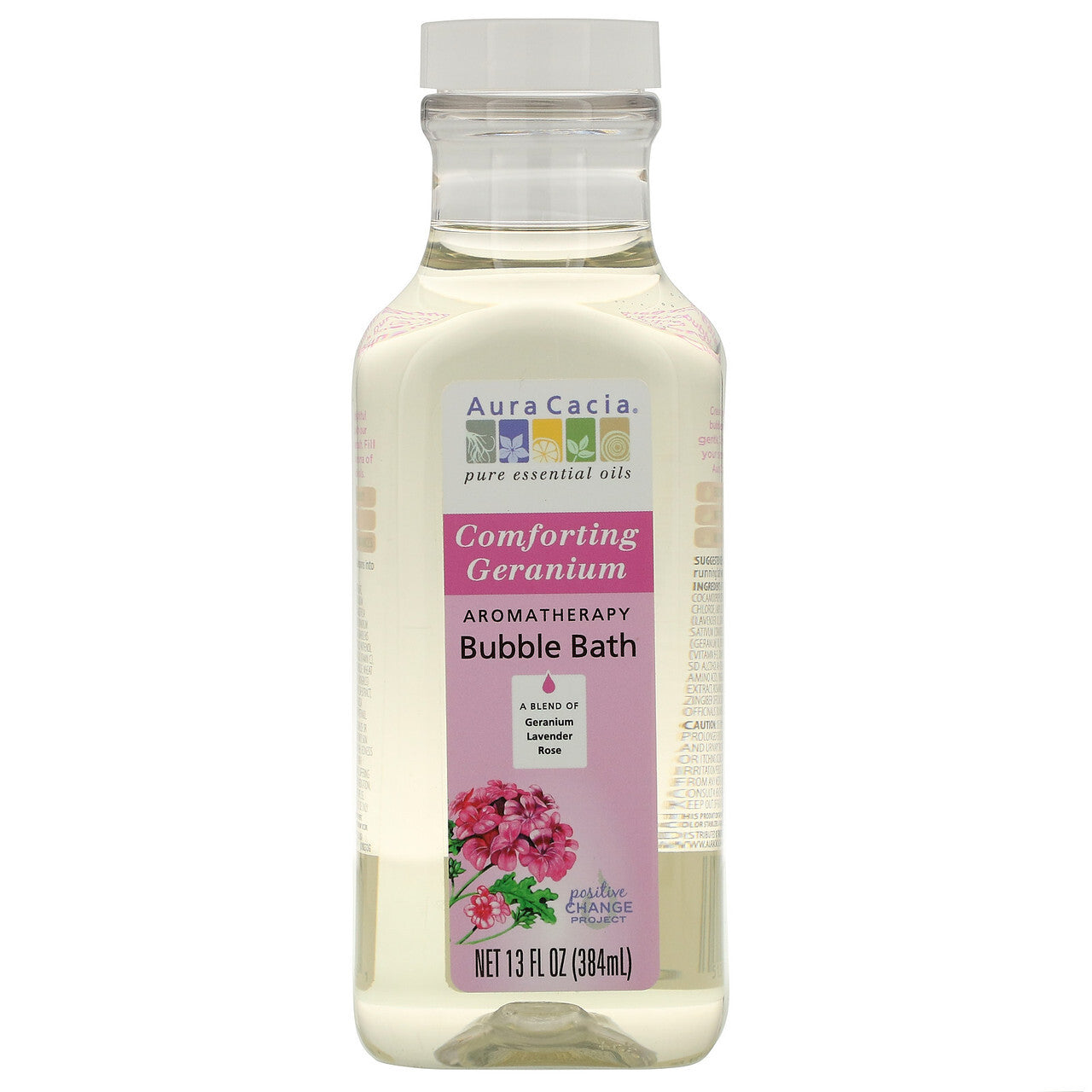 Aura Cacia Comforting Geranium Heart Song Bubble Bath (1x13 Oz)