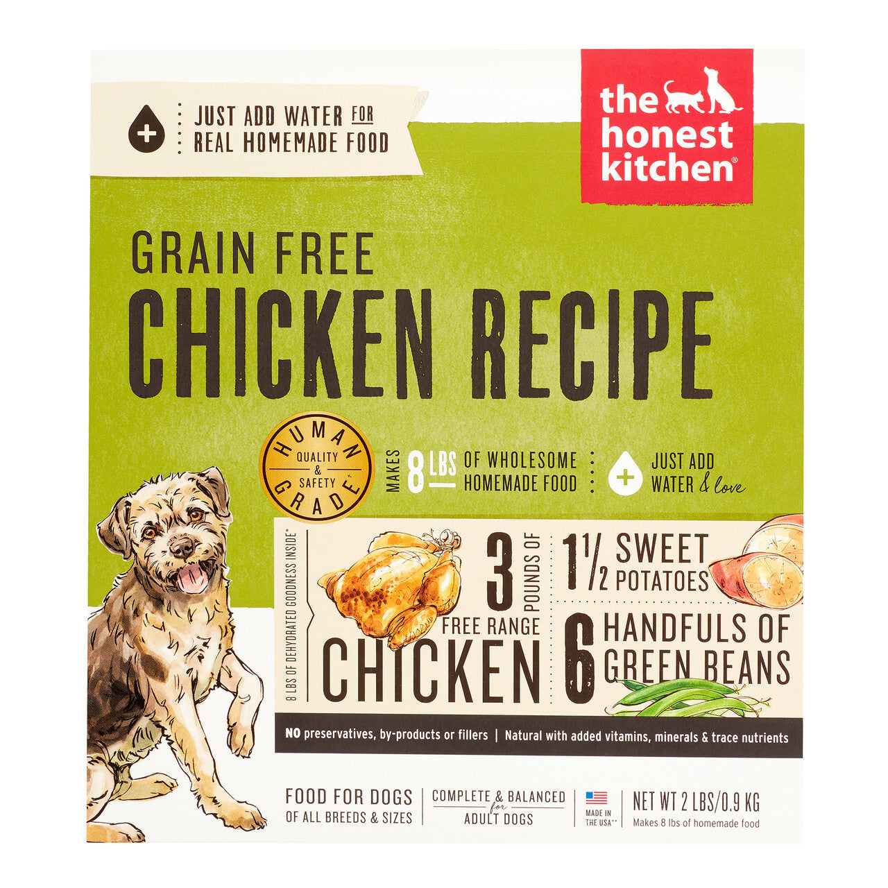 Hk dog fd grn free chckn ( 6 x 2 lb )