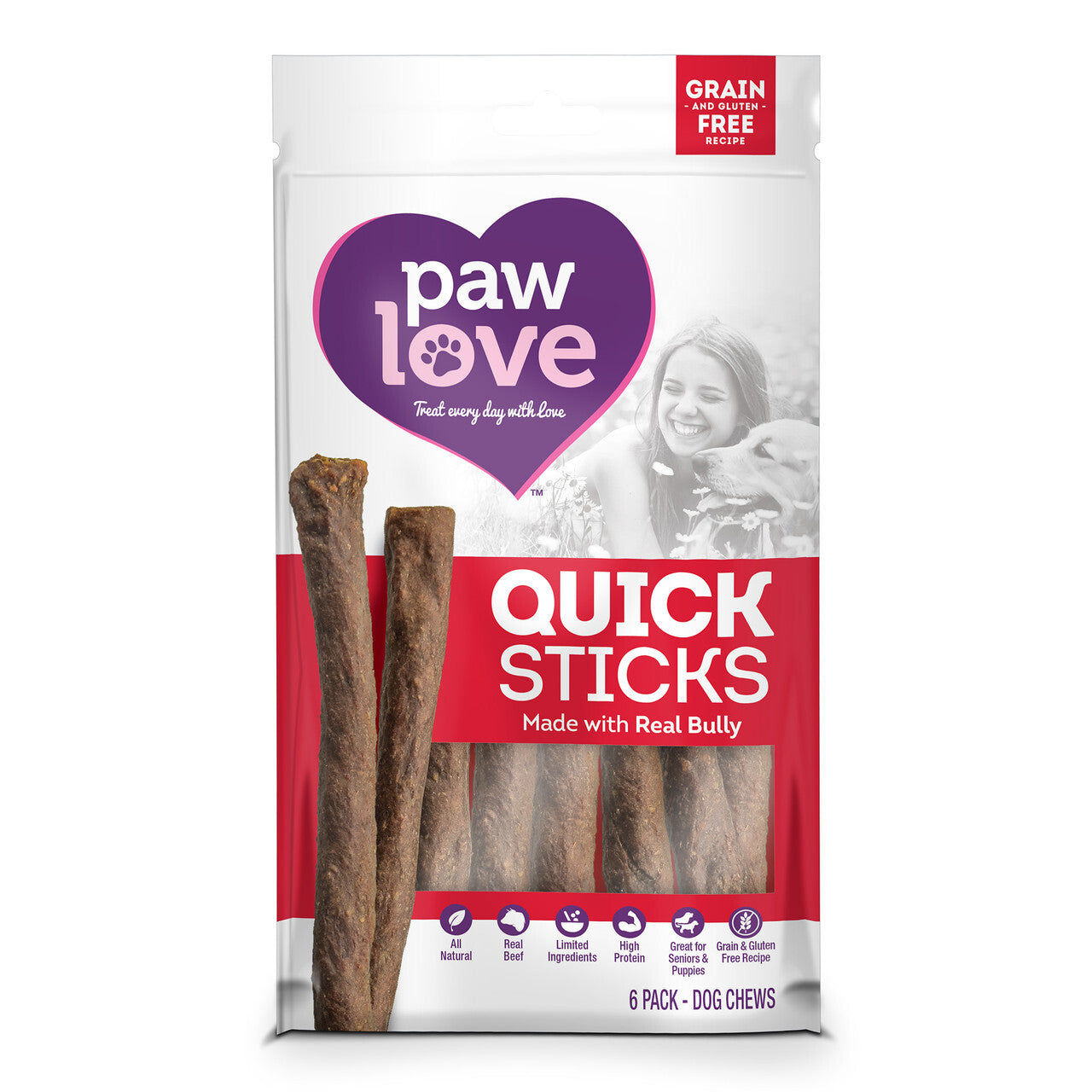 Pawlve crnchable 5 6in ( 6 x 6 ct )