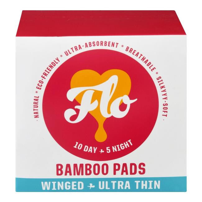 Flo pads bamboo 15pk ( 8 x 15 ct )