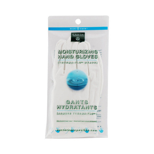 Earth Therapeutics White Moisture Gloves (1x1PAIR)