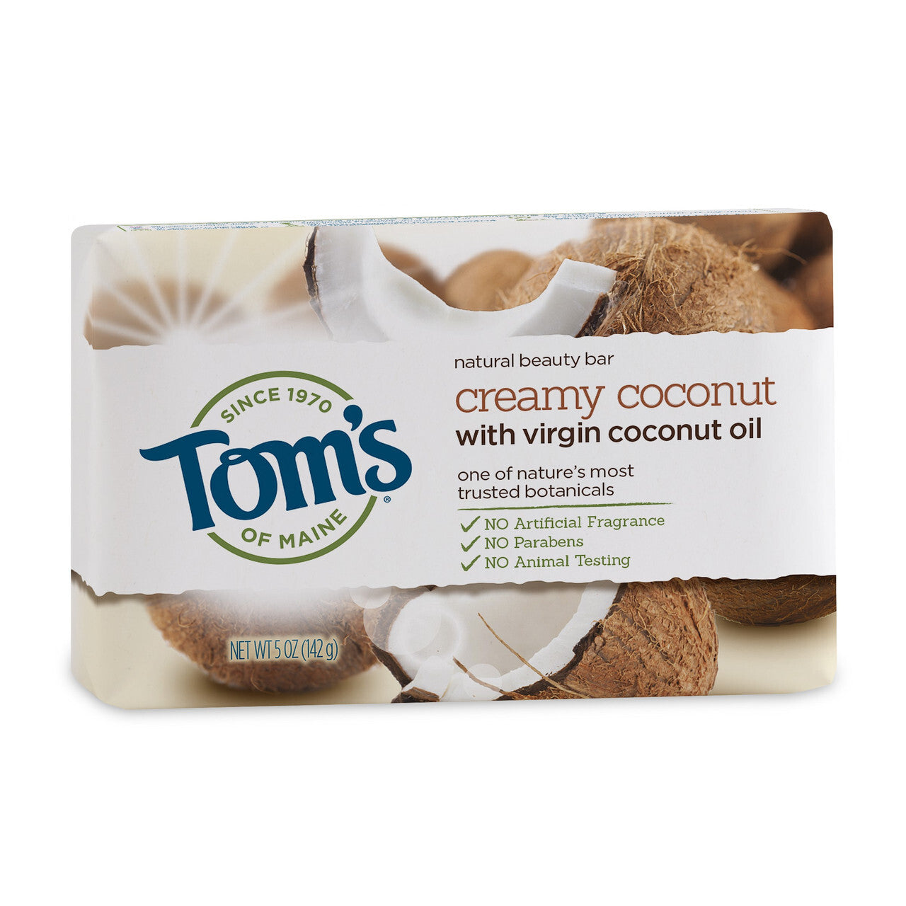 Toms cocnut beauty bar ( 6 x 5 oz   )