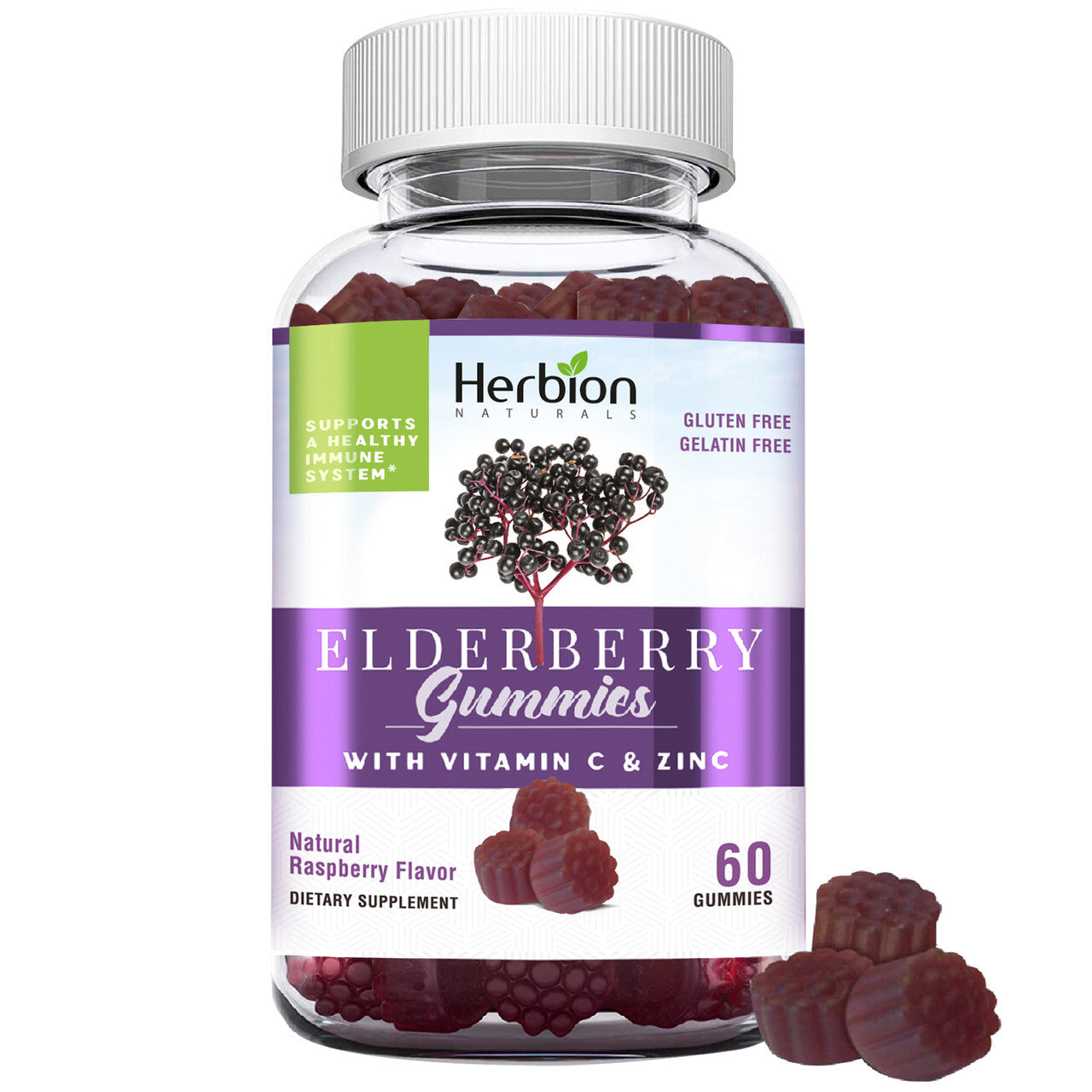 H.n. elderberry gummies ( 1 x 60 ct   )