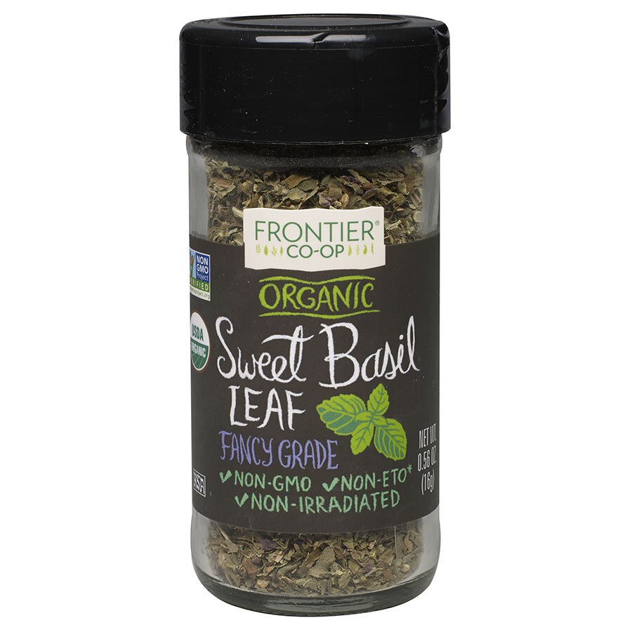 Frontier Herb Sweet C/S Basil Leaf Organic (1x.56 Oz)