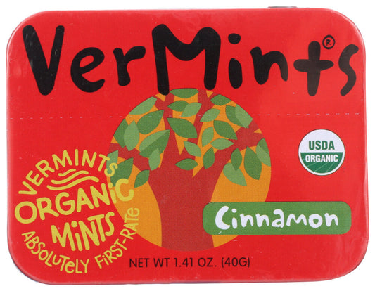 Vermints All Natural Breath Mints Cinnamint  (6x1.41Oz)