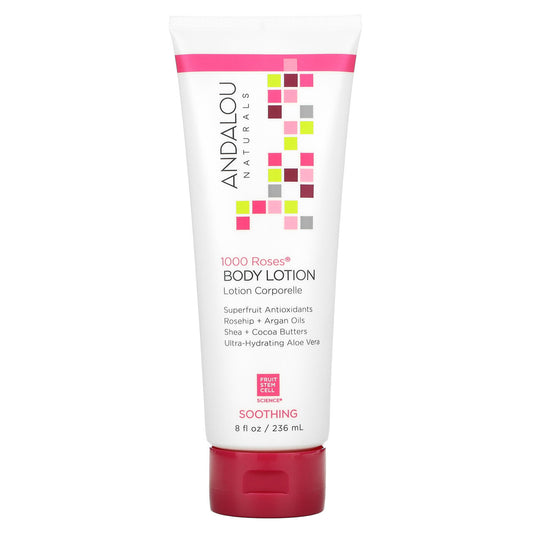 Andalou Naturals Body Lotion, 1000 Roses (8 OZ)