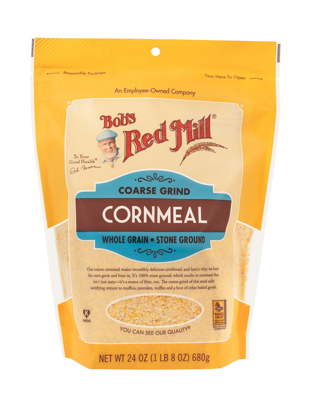 Bobs cornmeal crse grnd ( 4 x 24 oz   )