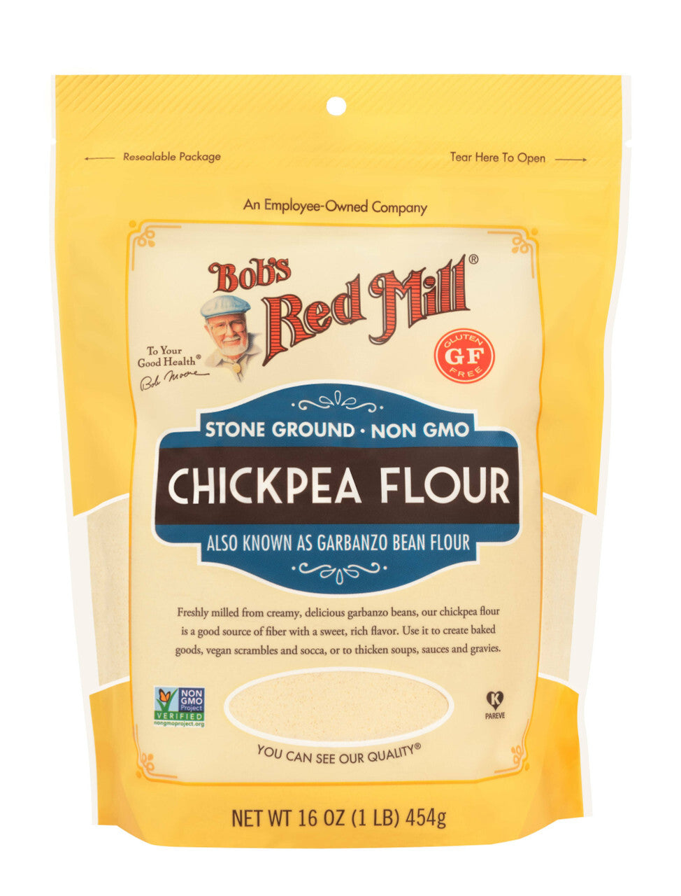 Bobs flour chickpea ( 4 x 16 oz   )