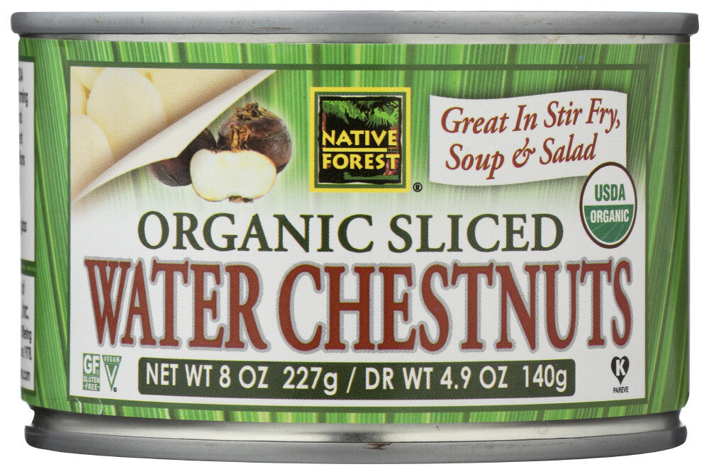 Native Forest Sliced Water Chestnut (6x8 OZ)