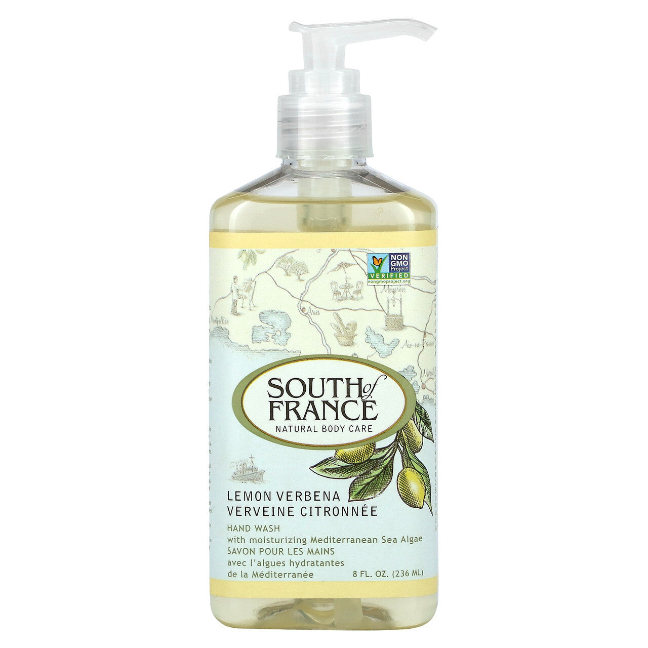 South of France Hand Wash Lemon Verbena (1x8 OZ)