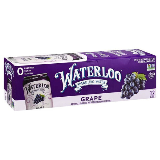 Wtrloo sprklng wtr grape ( 2 x 12 pack )