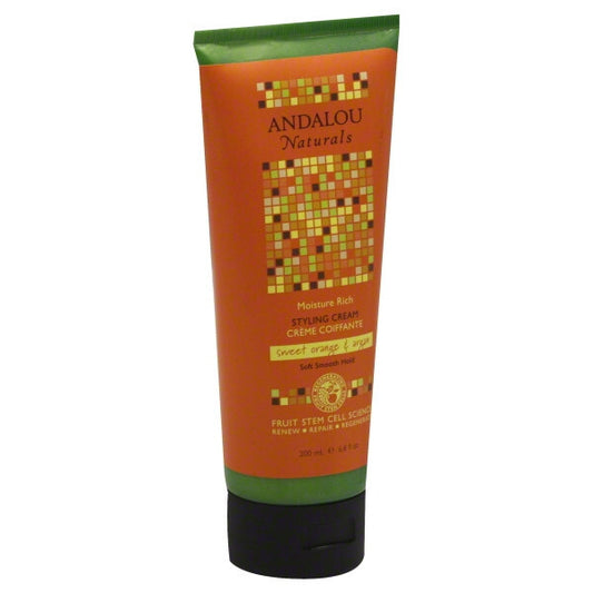Andalou Naturals Moisture Rich Sweet Orange & Argan Styling Cream (1x6.8 Oz)