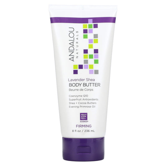 Andalou Naturals Lavender Shea Body Butter (1x8 Oz)