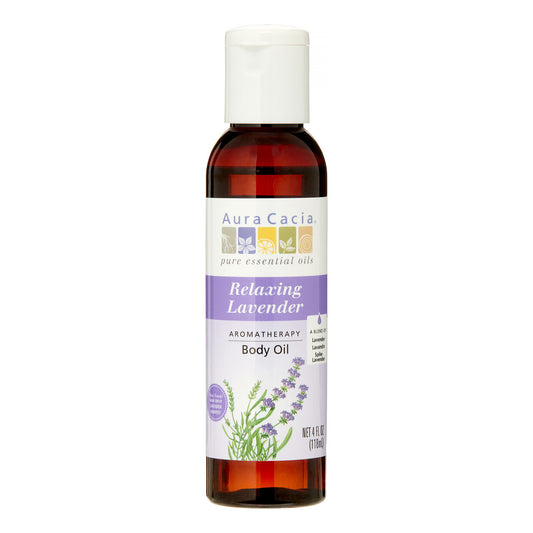 Aura Cacia Lavender Harvest Massage Bath Oil (1x4 Oz)