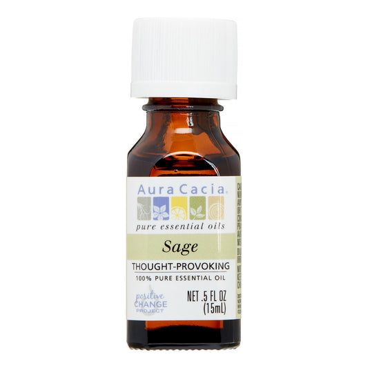 Aura Cacia Sage Essential Oil (1x0.5Oz)