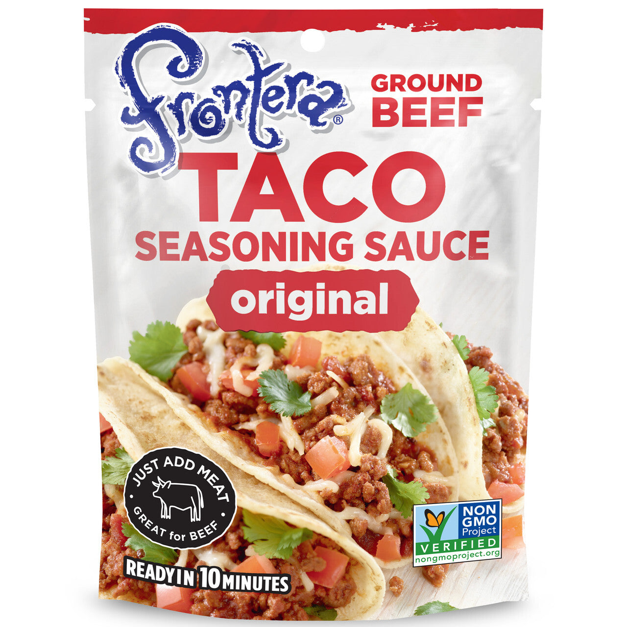Front taco ssng org beef ( 6 x 8 oz   )