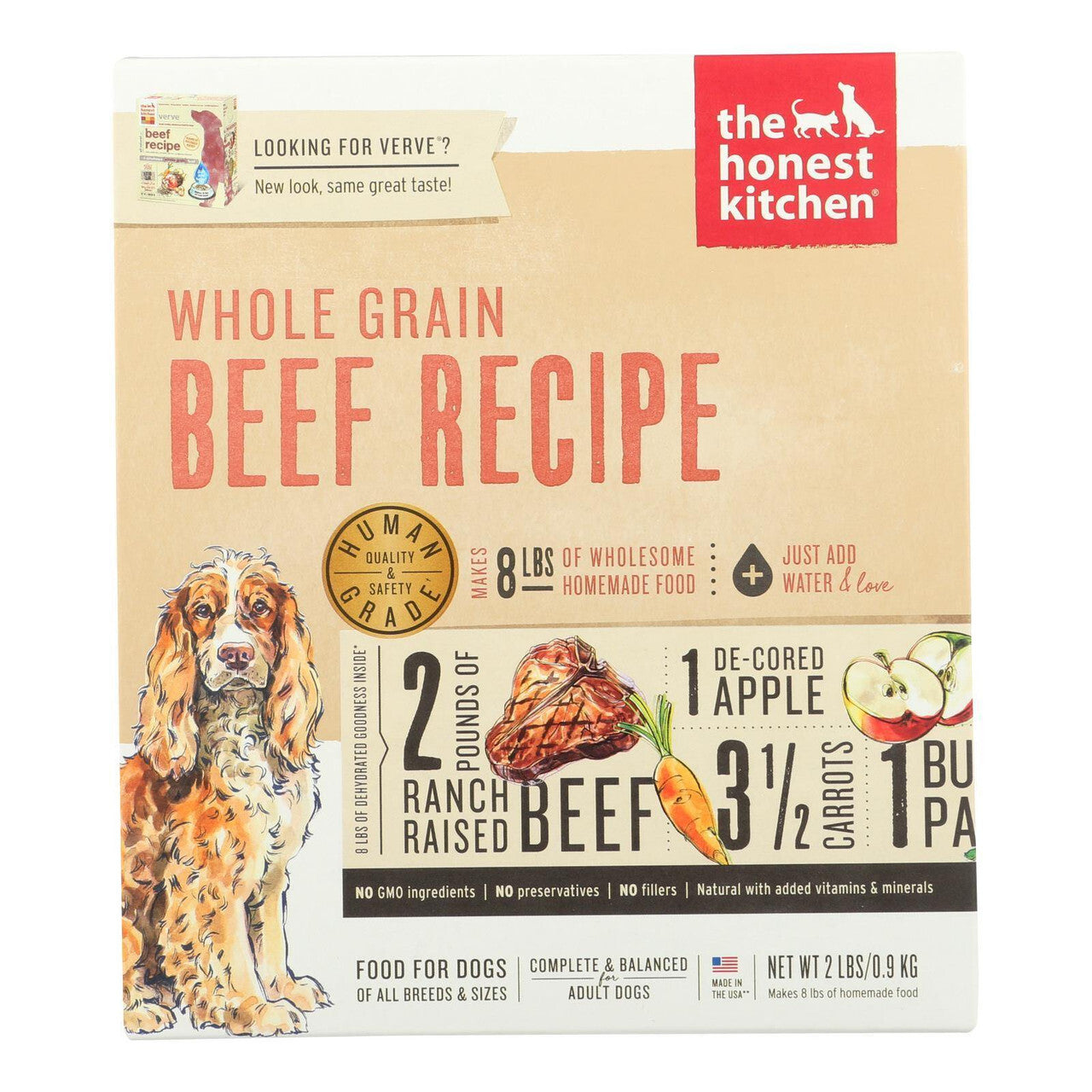 Hk dog fd whl grn beef ( 6 x 2 lb   )
