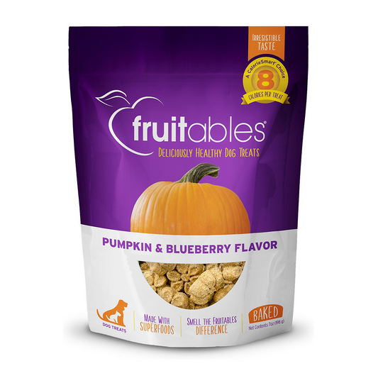 Fruitables Pumpkin & Blueberry Mix Dog Treats (8x7 Oz)