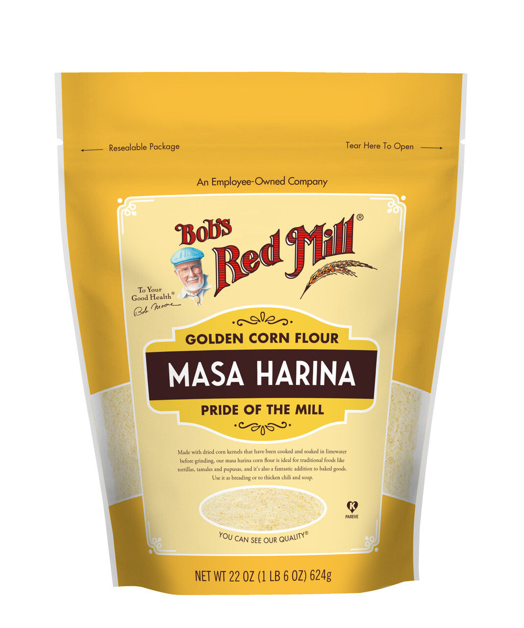 Bobs masa golden corn ( 4 x 22 oz   )