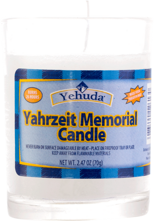 Yehuda memorial candle ( 24 x 1 each )