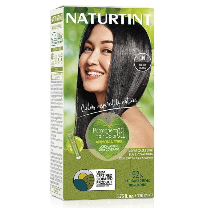 Naturtint 1n Black Ebony Hair Color (1xKit)