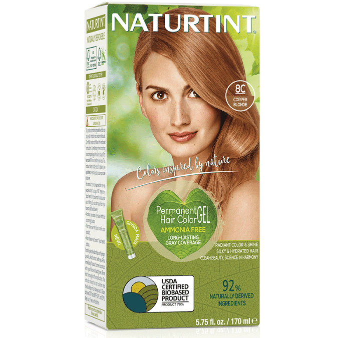 Naturtint 8c Copper Blonde Hair Color (1xKit)