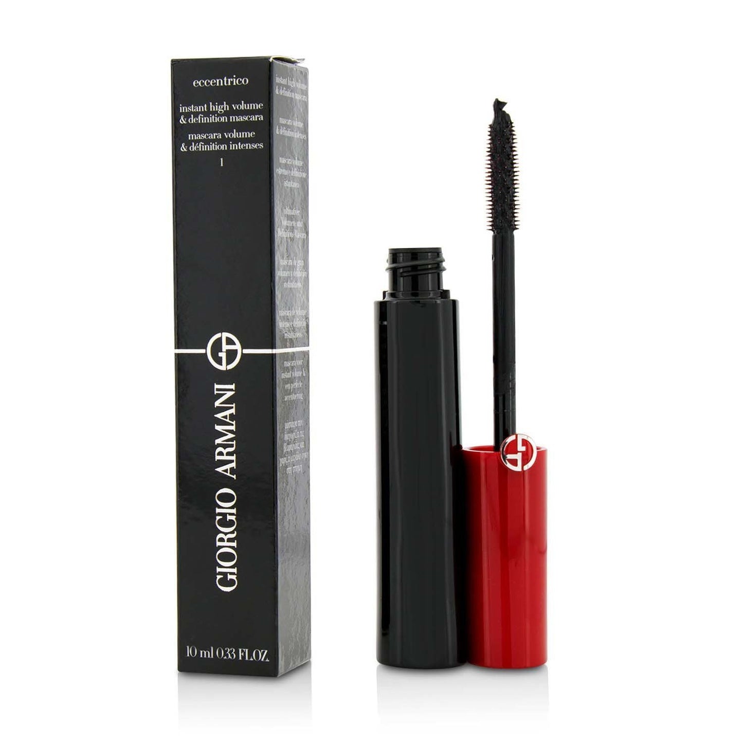 GIORGIO ARMANI - Eccentrico Instant High Volume & Definition Mascara - # 1 Obsidian Black L947680 / 327611 10ml/0.33oz
