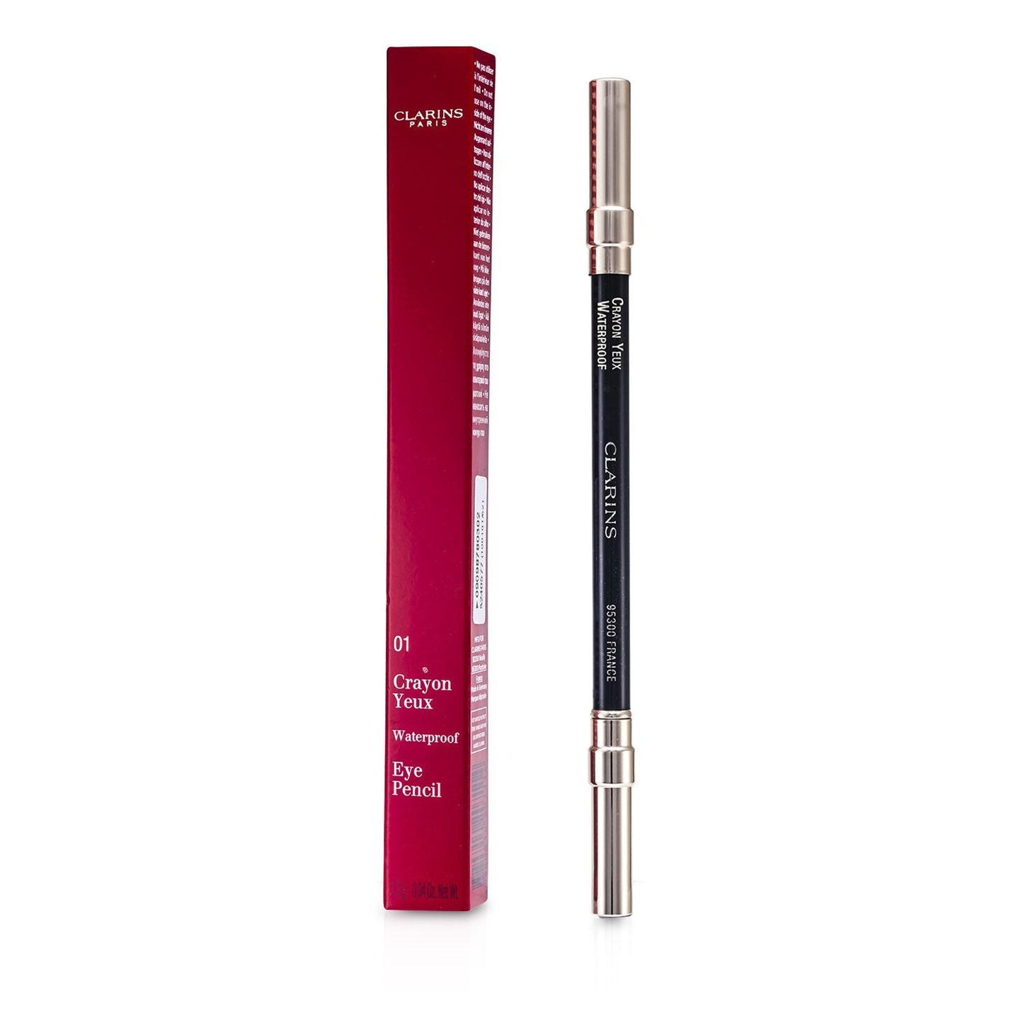 CLARINS - Waterproof Eye Pencil - # 01 Black 420711 1.2g/0.04oz