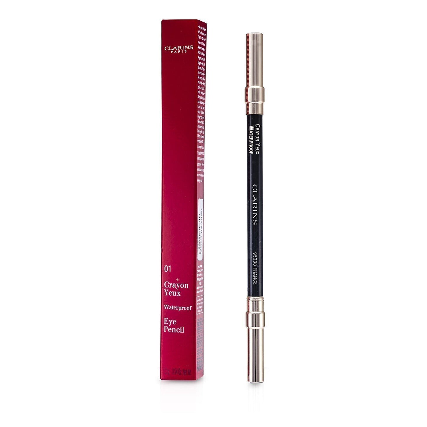 CLARINS - Waterproof Eye Pencil - # 01 Black 420711 1.2g/0.04oz