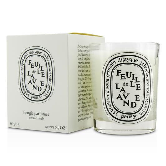 DIPTYQUE - Scented Candle - Feuille De Lavande (Lavender Leaf) 190g/6.5oz