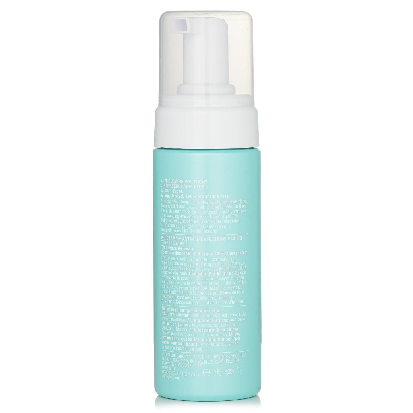 CLINIQUE - Anti-Blemish Solutions Cleansing Foam - For All Skin Types 6KN9 125ml/4.2oz
