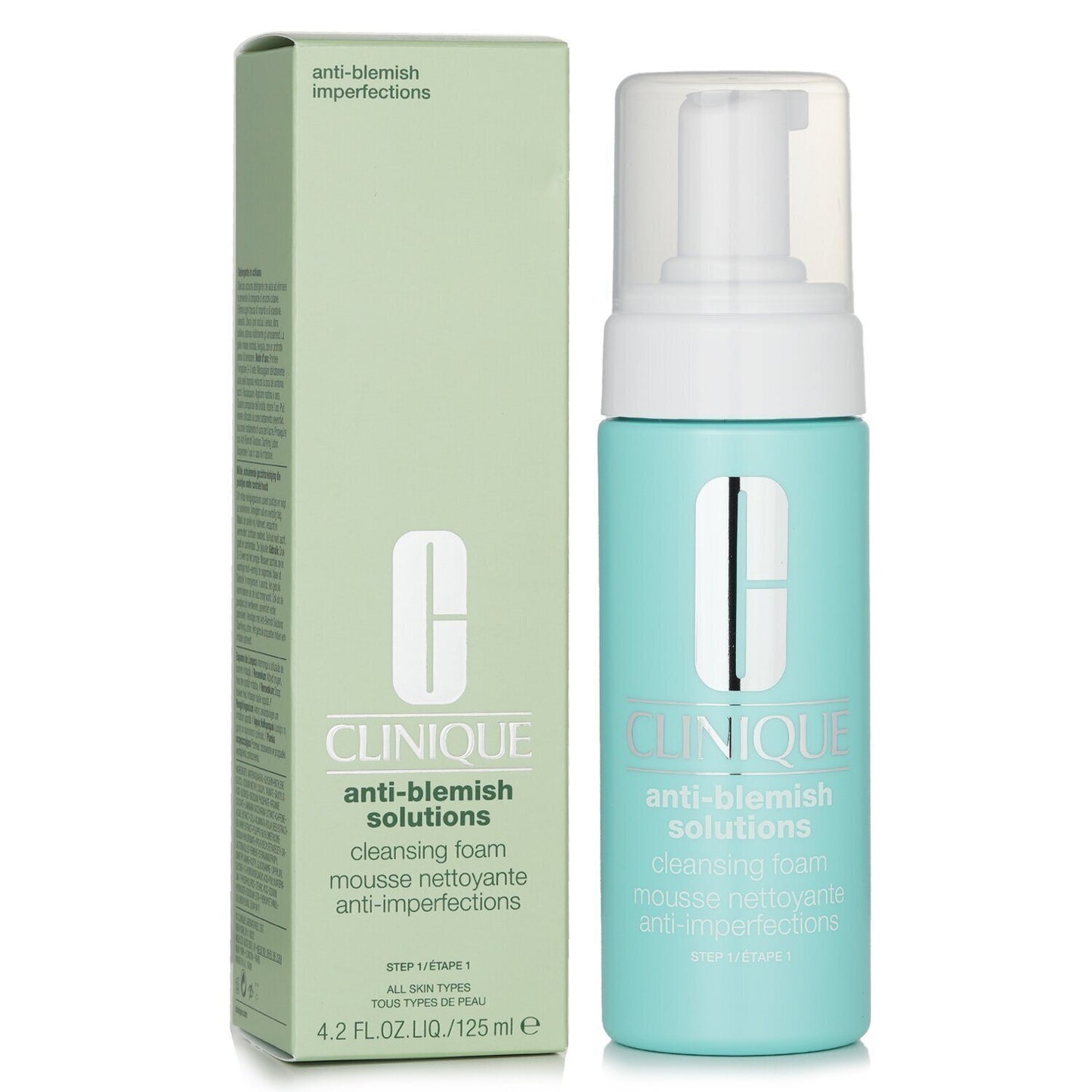 CLINIQUE - Anti-Blemish Solutions Cleansing Foam - For All Skin Types 6KN9 125ml/4.2oz
