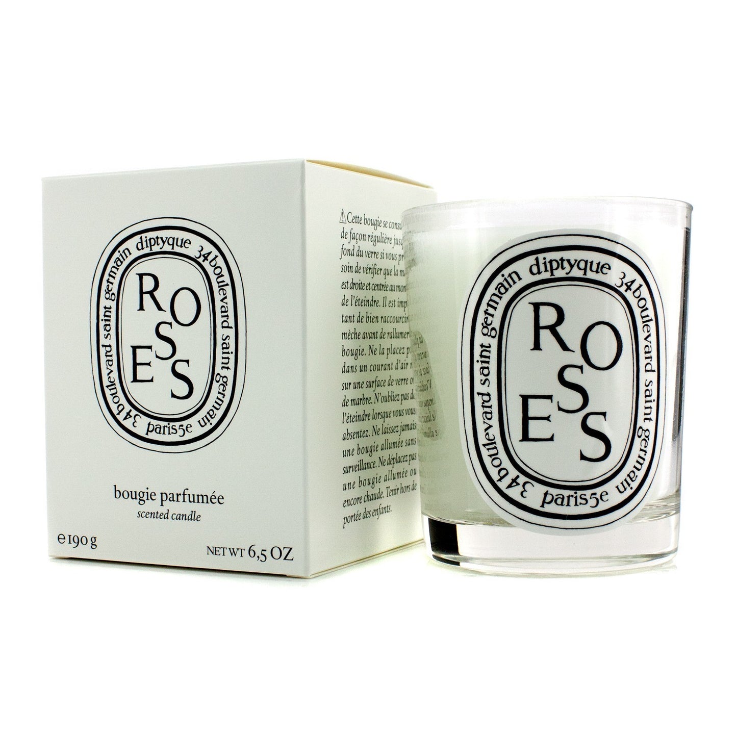 DIPTYQUE - Scented Candle - Roses RO1 190g/6.5oz
