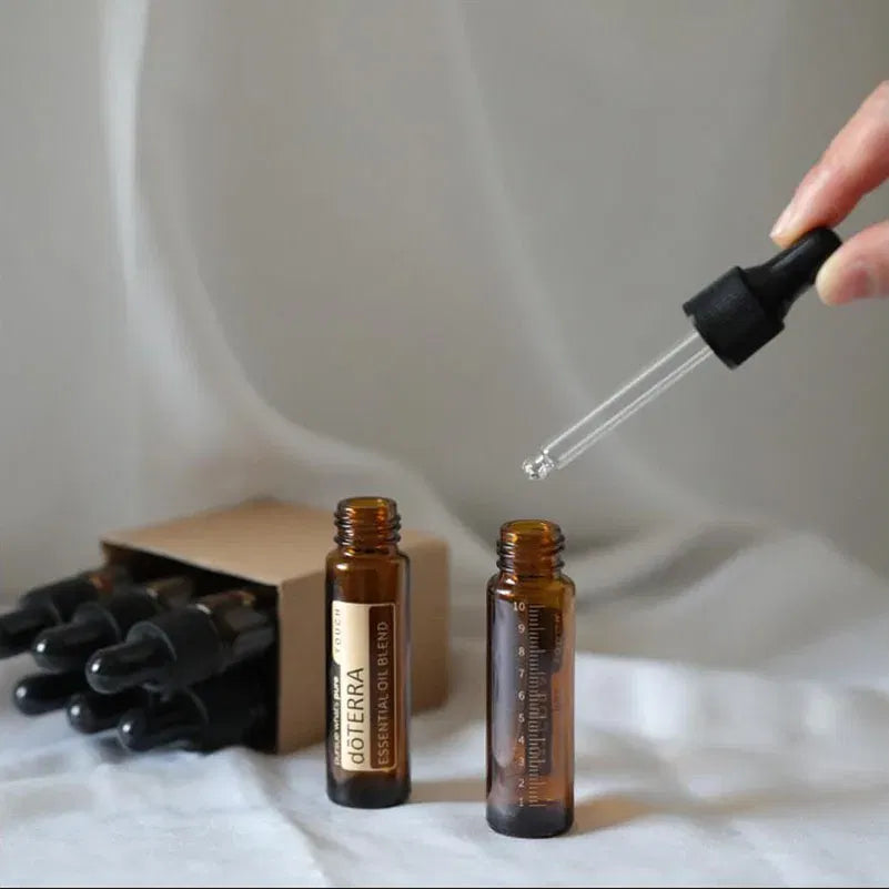 Color: light yellow, Specifications: 60ml - 10ml Empty Essential Oil Dropper Bottle and Roller Bottle Amber Glass Bottle Roll-on Bottle Refillable Containers 5pcs/10pcs