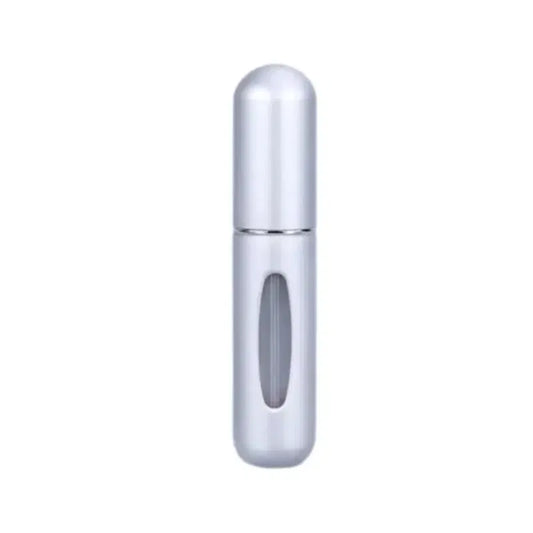 Color: light green - Portable Mini Travel High-end Perfume Bottle Base Refill Bottle Straight Charging Small Sample Perfume Aluminum Material