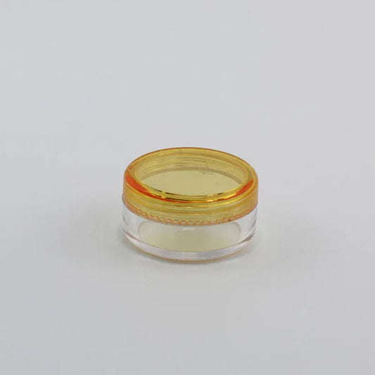 Color: Dark Khaki - 15pcs 2g 3g Empty Jars Refillable Mini Plastic Bottle Cosmetic Jar Container Small Round Bottle Little Cream Jar Solid Perfume