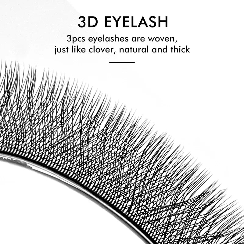Color: Brushed Slate, Curl: C, Thickness: 0.07mm, Length: MIX - NATUHANA W Lashes Extension L LU(M) Curl Individual Mink YY Lashes 3D W-shaped Volume Fan Eyelash Extension