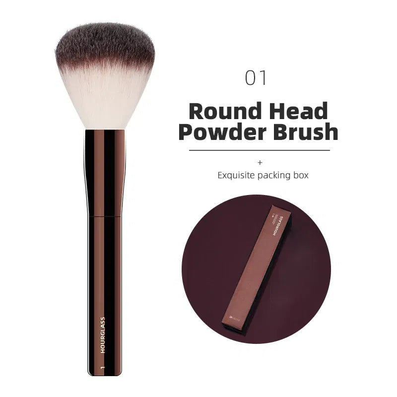 Hourglass Black Handle Makeup Brush – Powder, Foundation, Blush, Bronzer, Eyeshadow & Sculpting