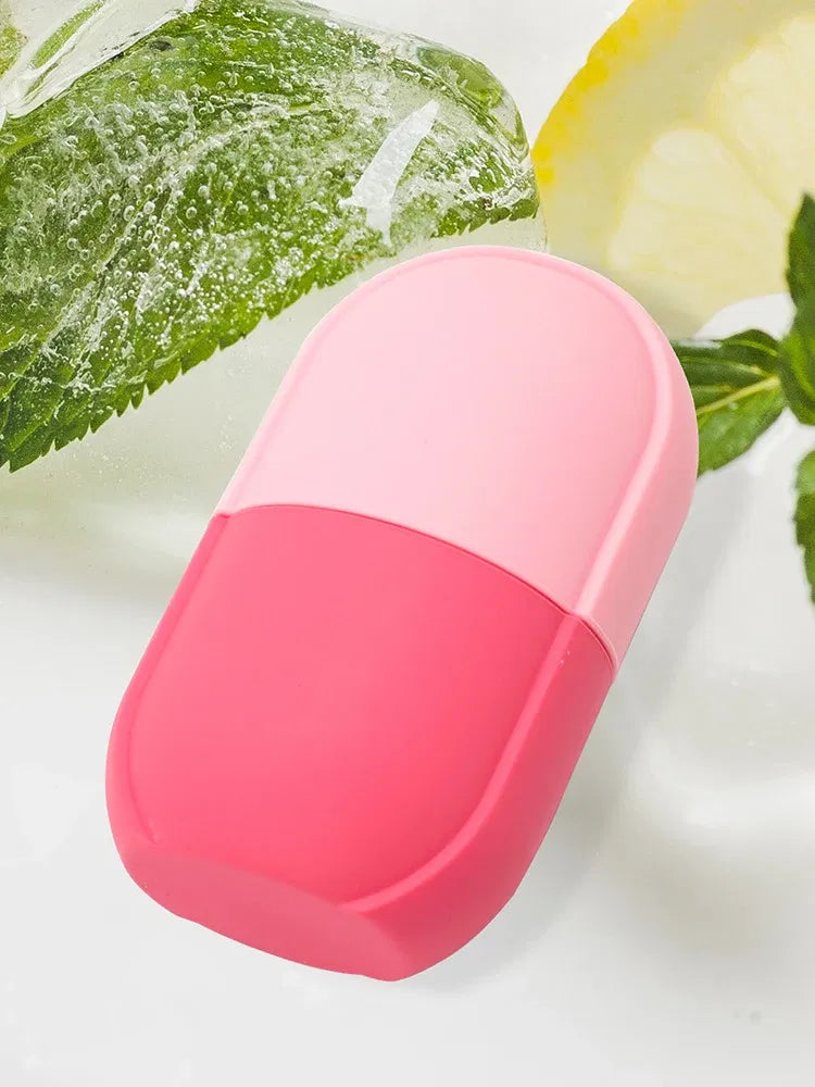 Color: Blue - Silicone Ice Cube Trays Beauty Lifting Ice Ball Face Massager Contouring Eye Roller Facial Treatment Reduce Acne Skin Care Tool