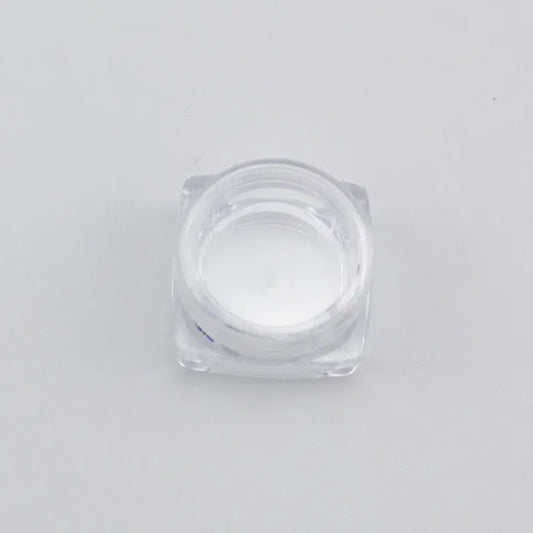 Color: Light Grey - 15pcs 2g 3g Empty Jars Refillable Mini Plastic Bottle Cosmetic Jar Container Small Round Bottle Little Cream Jar Solid Perfume