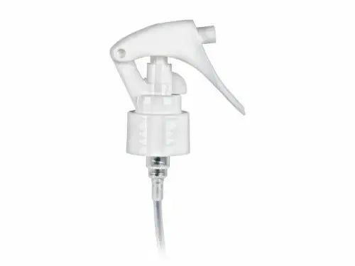 Color: WHITE, Specifications: 40ml - Plastic 24-410 28-410 mini trigger sprayer with 6.3  inch dip tube with lock button